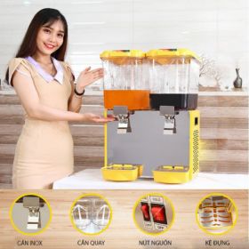 MÁY LÀM MÁT NƯỚC TRÁI CÂY 2 NGĂN DẠNG XOAY MÁY LÀM MÁT NƯỚC TRÁI CÂY 2 NGĂN DẠNG XOAY